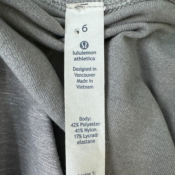 Lululemon Precision Jacket Women’s 6 Heathered Battleship Gray Four-way Stretch - Picture 5 of 9